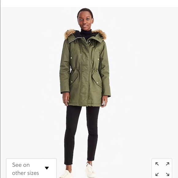 j crew primaloft parka